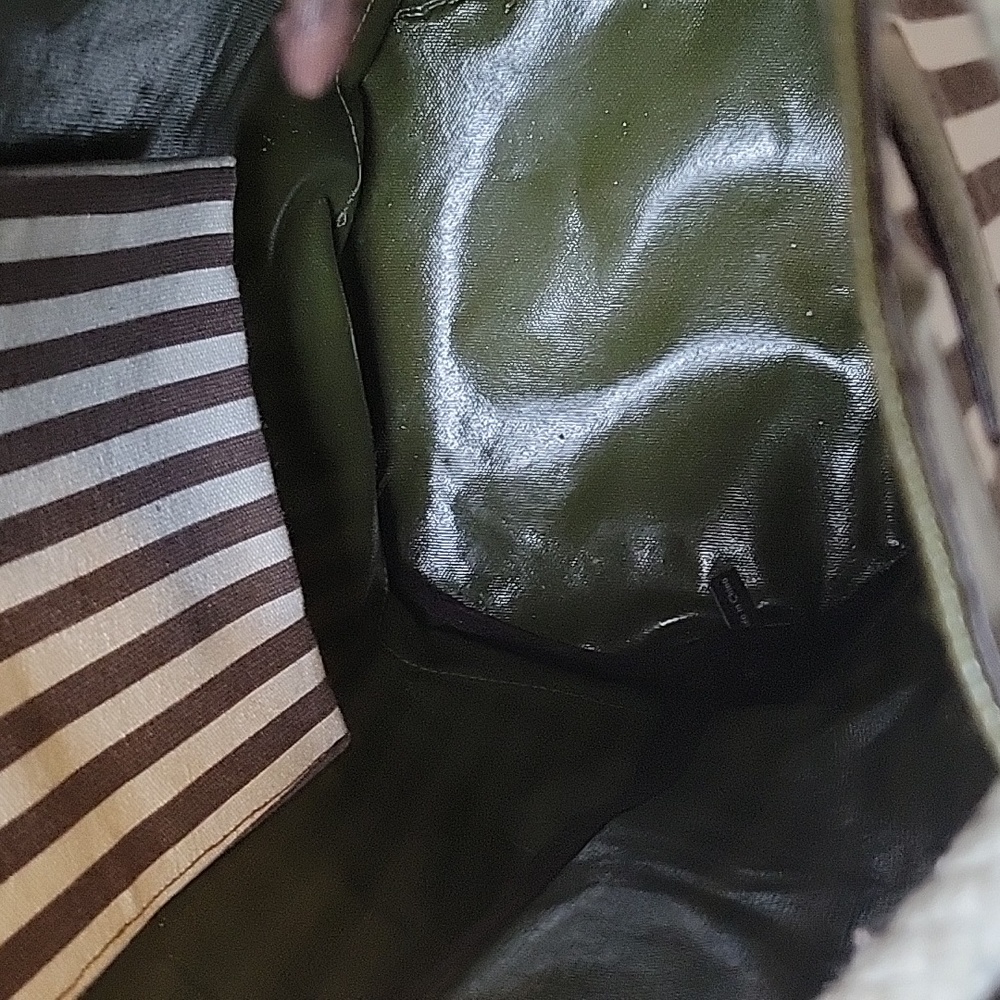 Henri Bendel Canvas Patterned Bucket Bag/Backpack - image 5